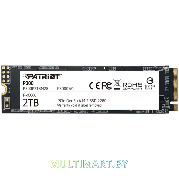 SSD диск Patriot P300 2TB (P300P2TBM28)